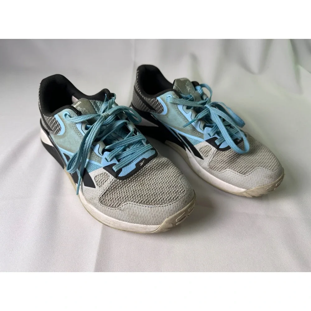 Reebok‎ Floatride Energy Running Shoes Athletic Sneakers Blue Gray US 6.5 Mens